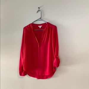 Candies XS Hot pink, rayon blouse.